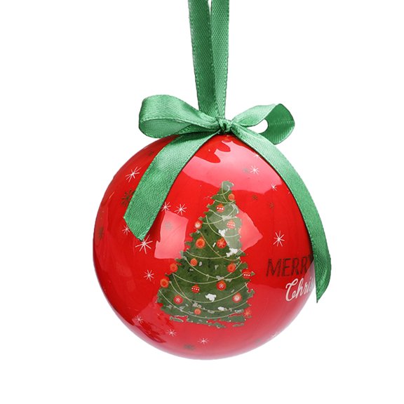 Christmas Ball Box Ornament - Ornament for Christmas Tree Decor Christmas Decorations World Traveler Gift Holiday Keepsake Christmas Ornament to New Home Decor