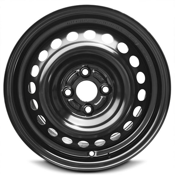 Wheel For 2012-2014 Honda Insight 15 inch 4 Lug Black Steel Rim Fits R15 Tire