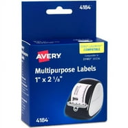 Avery Printable Bag Toppers with Bags, Permanent Adhesive, 1-3/4" x 5 ...