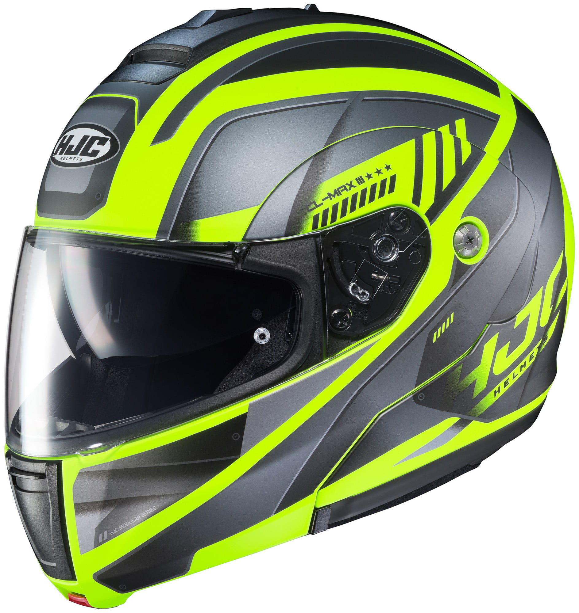 HJC CL-MAX3 Gallant Modular Sunscreen Motorcycle Helmet HI-VIZ XS S M L XL 2X 3X 