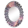 thumbnail image 2 of Designart "Moody Enchanted Nebula I" Abstract Polka Dot Round Wall Mirror - Oval Printed Decorative Mirror - Multiple Color Options, 2 of 5