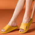thumbnail image 4 of Zapatillas de Verano de Moda Slip-On Ducha EVA Suave Sunnimix Amarillo, 4 of 8