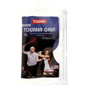 Tourna Grip XL Original Dry Feel Tennis Grip, 10 Pack
