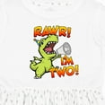 thumbnail image 4 of Inktastic Rawr I'm Two Dinosaur Girls Toddler Dress, 4 of 5