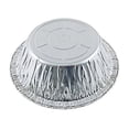 thumbnail image 4 of Handi-Foil 5 3/4" 12 oz. Aluminum Meat Pot Pie Pan w/Clear Dome Lid - (pack of 25), 4 of 6