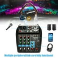 thumbnail image 4 of TU04 BT Sound Mixing Console Record 48V Phantom Power Monitor AUX Paths Plus Effects 4, 4 of 8