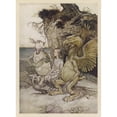 thumbnail image 2 of Alice,Mock-Turtle,Grypho Poster Print By Mary Evans Picture Libraryarthur Rackham (18 X 24), 2 of 4