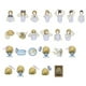 thumbnail image 2 of Peluca ondulada mujeres de rizada peluca sintética mitad separación peluca de reemplazo sintético shamjiam Pelucas sintéticas onduladas largas y rizadas, 2 of 7