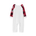 thumbnail image 6 of Christmas Pajamas for Family, Long Sleeve Reindeer Print Tops + Plaid Pants Set Sleepwear, 6 of 10