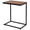 Black and Brown, variant on Costway 22"x14"x26" Sofa Side End Table Laptop Holder Multiple Stand Desk Walnut