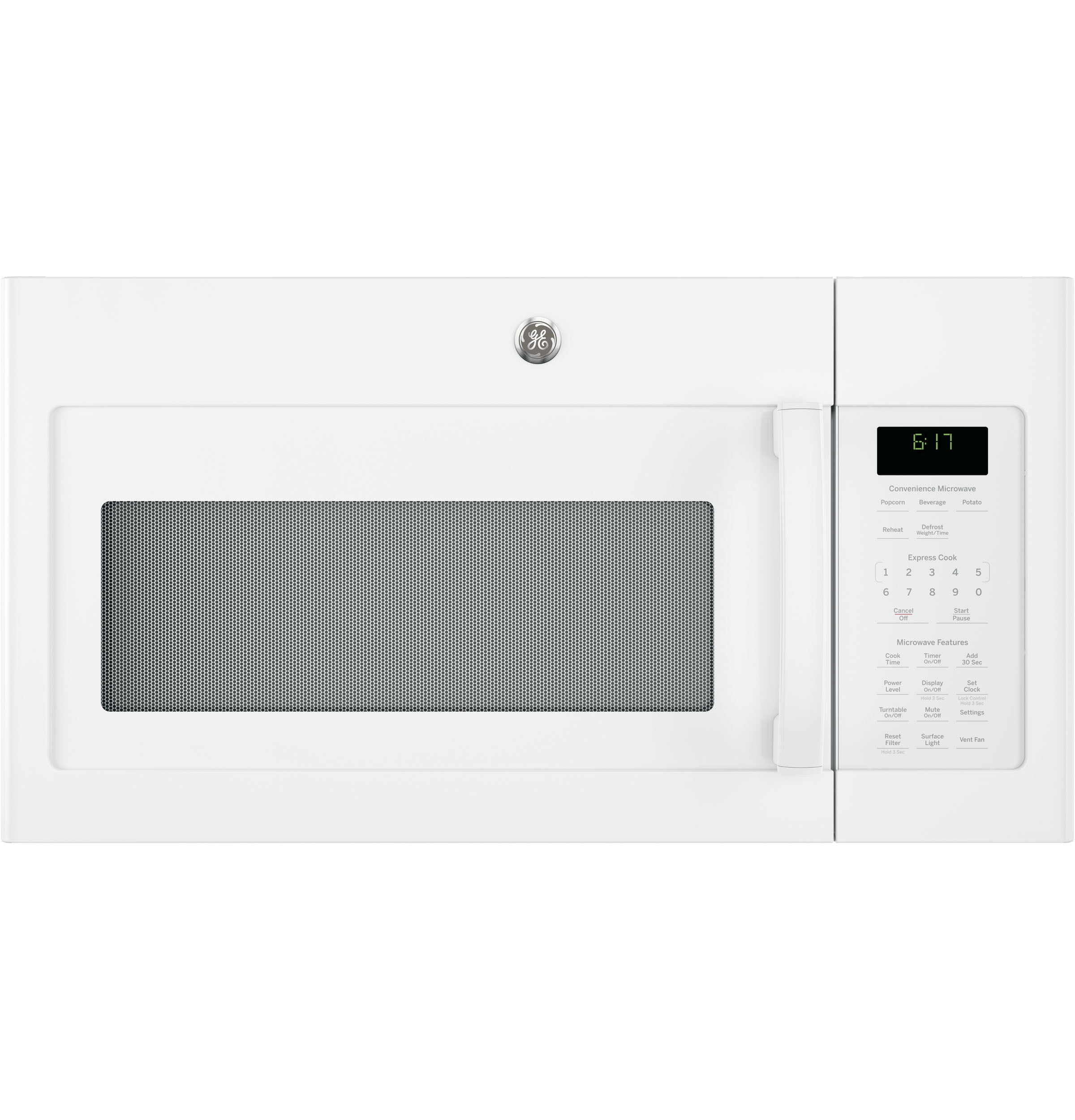JVM6172DKWW 30 OvertheRange Microwave Oven with 1.7 cu. ft. Capacity
