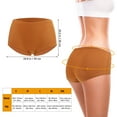 thumbnail image 2 of MLINS  5 Pcs Large Size Cotton Underwear Trousers Pants Panties Ladies Miss, 2 of 8