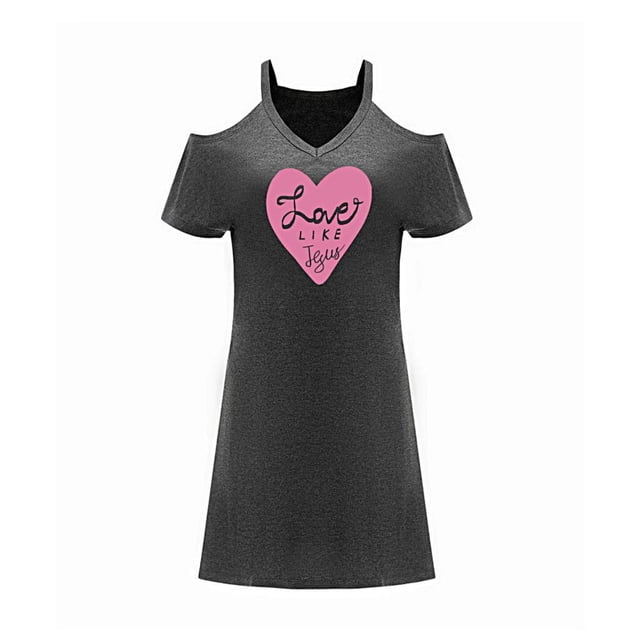 Vestido con hombros descubiertos para mujer, minivestido sencillo para viaje, vacaciones, regalo de cumpleaños XL