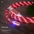 thumbnail image 1 of Magnetic Charging Cable Streamer Fast Charging Cable Lighting Micro USB Cable LED Magnet Charger Type-C Cable, 1 of 5
