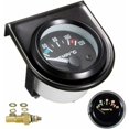 thumbnail image 1 of Kit de medidor de temperatura del agua para automóvil, LED negro, medidor universal de temperatura del agua para automóvil, diales de 101,6-120 ° (diámetro 52 mm), 1 of 5