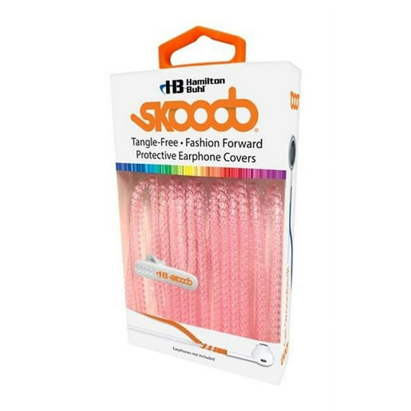Skooob SKB-PNKT Couvre-Oreillettes Sans Enchevêtrement&44; Rose Translucide
