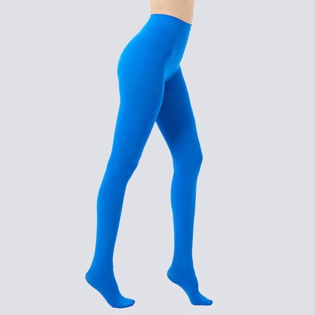 Medias opacas suaves de color liso para mujer Medias con pie para mujer Leggings para mujer