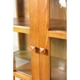 thumbnail image 2 of Crafters and Weavers Arts and Crafts 39" Solid Wood China Cabinet in Cherry, 2 of 3
