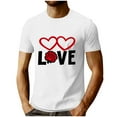 thumbnail image 2 of Tops para hombre, blusas y camisas de cuello redondo y manga corta para hombre, camisetas deportivas informales con estampados a la moda para hombre, blusas de cuello redondo y manga corta, blusas de, 2 of 5