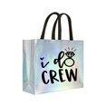 thumbnail image 1 of Cuterui Regalo 1 Uds. Bolsa De Regalo Iridiscente I Do Crew No Tejida Para Regalos De Dama De Honor, Regalos De Despedida De Soltera, Regalos De Fiesta De Boda, 1 of 1