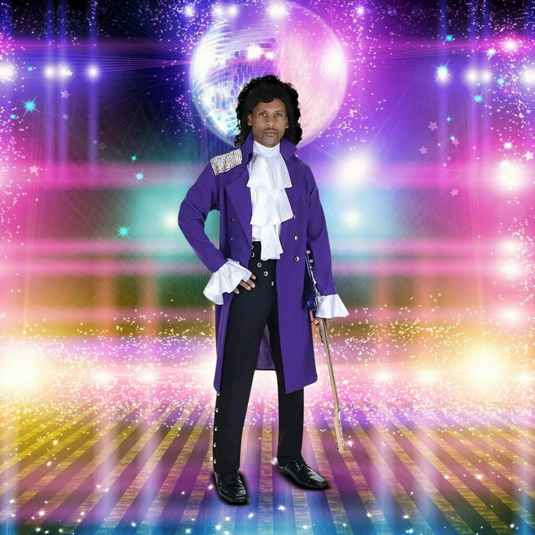Purple Rain Pop Star Adult Costume | One Size - Walmart.com