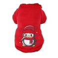 thumbnail image 3 of Sudadera con capucha navideña Yinane para cachorros traje cálido de vacaciones de Navidad XXL, 3 of 8
