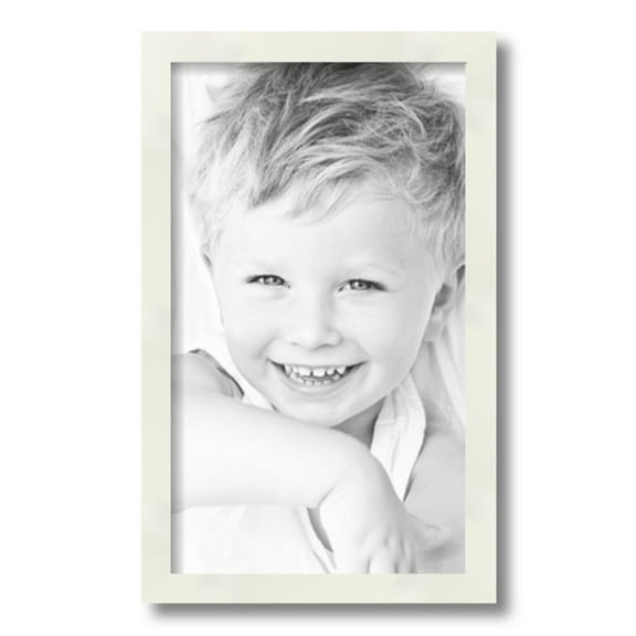 ArtToFrames 10x17" White Picture Frame, White Wood Poster Frame, with Regular Glass and 2 (FBPL-5140)