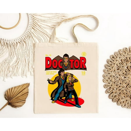 vintage Doctor Who Comic Cartoon Vintage Parody T Bag Vintage Retro Cool Gift Mens Womens Cartoon Anime Top B531-TH11671