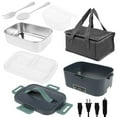 thumbnail image 1 of MesaSe Electric Lunching Box Updated Heated Lunching Boxes Smart Food Warmer Large Capacity Heated Box Temperature Control Electric Box Food Heater for Traveling, 1 of 10