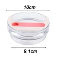 thumbnail image 2 of Tapa de repuesto para vaso de 40 oz compatible con Stanley Cup, paquete de 2 tapas de repuesto transparentes compatibles con vasos de viaje Stanley, cubiertas de vaso a prueba de derrames para, 2 of 5