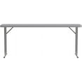 thumbnail image 5 of 6-Foot Gray Plastic Folding Training Table, 5 of 14