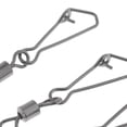 thumbnail image 3 of 50 piezas por paquete de giratorios enrollables con hermosos conectores a presión, longitud 2,1 3,6 cm Longitud 3.6cm Macarena Rolling Swivel con Nice Snap, 3 of 8