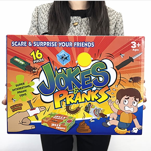 Prank Kit FunnyGag Gifts Joke Box Ultimate Gift Set Practical Jokes Perfect PartyFavors Pranks For Kids Adults Novelty Toys For Playing Jokes