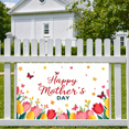 thumbnail image 7 of Floral Happy Mother's Day Backdrop Banner Decoration Background Flower Print Party Supplies Wall Hanging Photography Props Mother's Day Celebration, 7 of 7