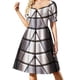 thumbnail image 1 of Superhéroes - Vestido plateado de manga corta, elegante vestido de novia para invitada, traje de verano para mujer, elegante vestido de fiesta para mujer, 1 of 7