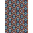 thumbnail image 1 of Ahgly Company Indoor Rectangle Patterned Purple Lily Purple Novelty Area Rugs, 10' x 13', 1 of 6