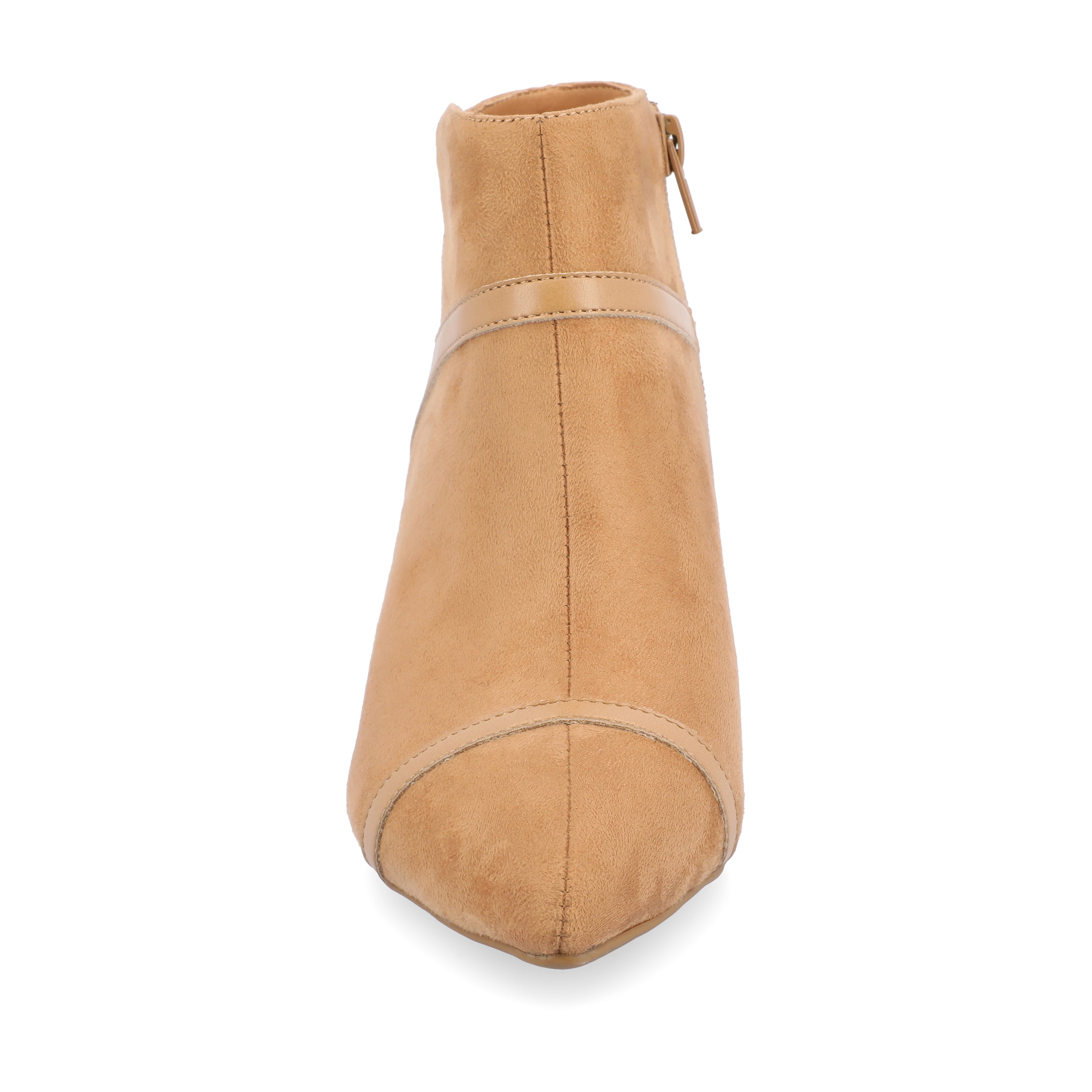 Journee Womens Embrie Low Ankle Pointed Toe Booties