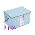 thumbnail image 1 of Bolsa de almacenamiento de edredón de tela no tejida multicolor Bolsa de acabado de ropa Armario Bolsa a prueba de polvo sidaley JJ25869-08B*3, 1 of 7