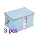 thumbnail image 1 of Bolsa de almacenamiento de edredón de tela no tejida multicolor Bolsa de acabado de ropa Armario Bolsa a prueba de polvo Inevent JJ25869-08B*3, 1 of 2