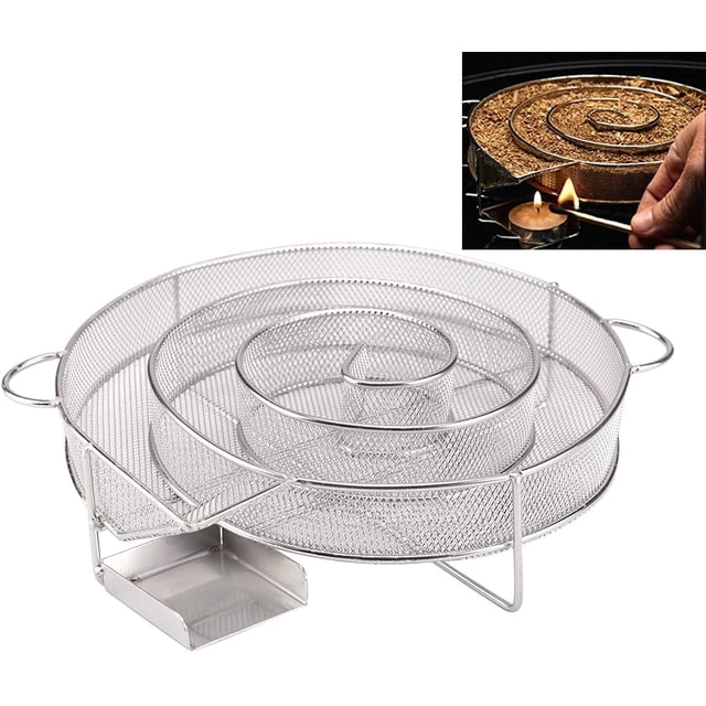 Cold Smoke Generator Cold Smoke Generator Cold Smoking Bbq Round Stainless Steel For Grill And Smoker