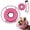 Pink, variant on 2-in-1 Inflatable Dog Recovery Collar, Soft Adjustable Dog Cone Alternative with Anti-Licking Shield, Protective E-Collar for Dogs and Cats After Surgery, Fits Small, Medium & Large Pets