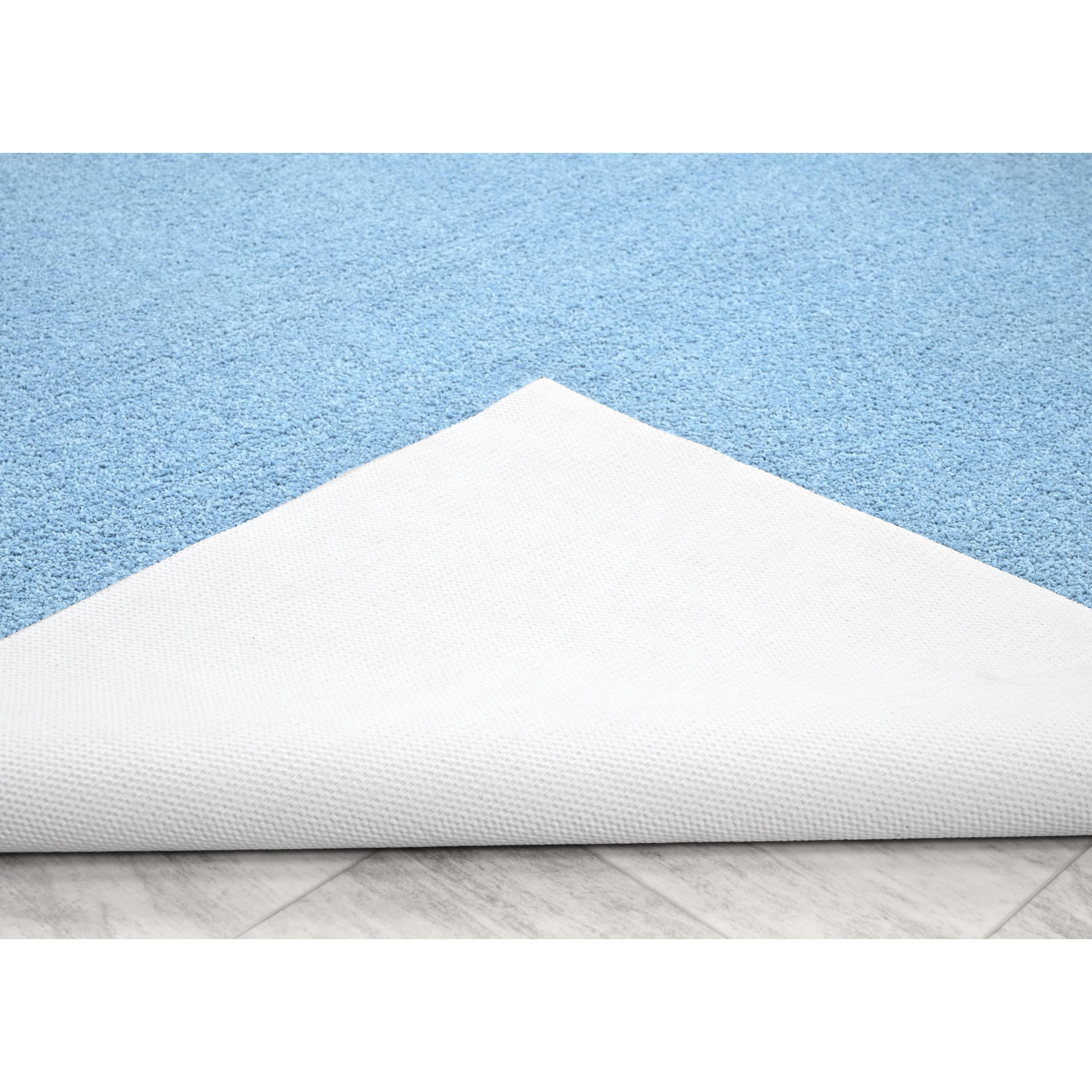 Garland Rug Gramercy Washable Polypropylene Basin Blue Bathroom Carpet, 4' x 6'