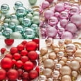 thumbnail image 5 of 44 piezas de bolas navideñas de color morado y rosa para colgar en el árbol de Navidad, adornos para Navidad, carnaval, bodas y fiestas, 5 of 5
