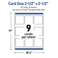 thumbnail image 6 of Avery Square Business Cards, Gold Blush Pattern, 2.5" x 2.5", 6 of 11