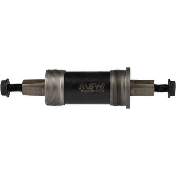 MSW ST100 Square Taper JIS BSA (English) Bottom Bracket 73x122.5mm Spindle Crank