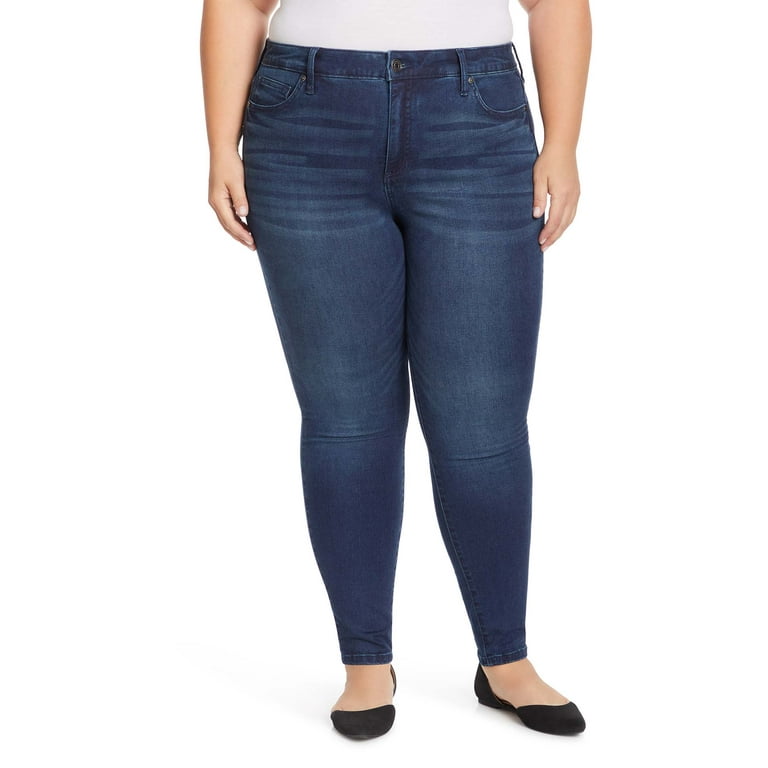 Terra Sky Women s Plus Size Skinny Jeans 29 Inseam