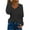 Black, variant on White Long Sleeve Tops for Women Womens Casual Sweatshirt Solid V Neck Long Sleeve Casual Versatile Sweatshirts