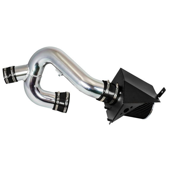 Cold Air Intake System with Heat Shield Kit   Filter Combo BLACK Compatible For 12-14 Ford F150 3.5L V6 EcoBoost