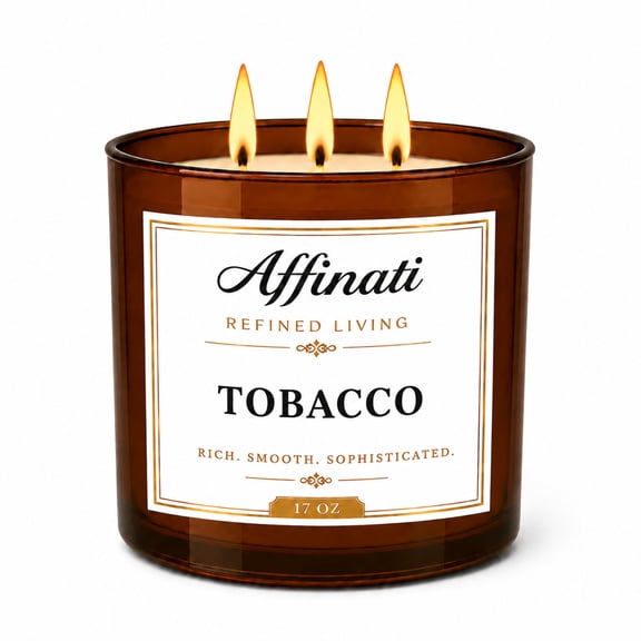 Tobacco 3-Wick Candle