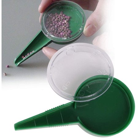 Seed dispensers for Small Seeds, Spreader Seed Planter Garden Dispenser Seeding Tool 2Pcs Adjustable Manual Plant Seeder